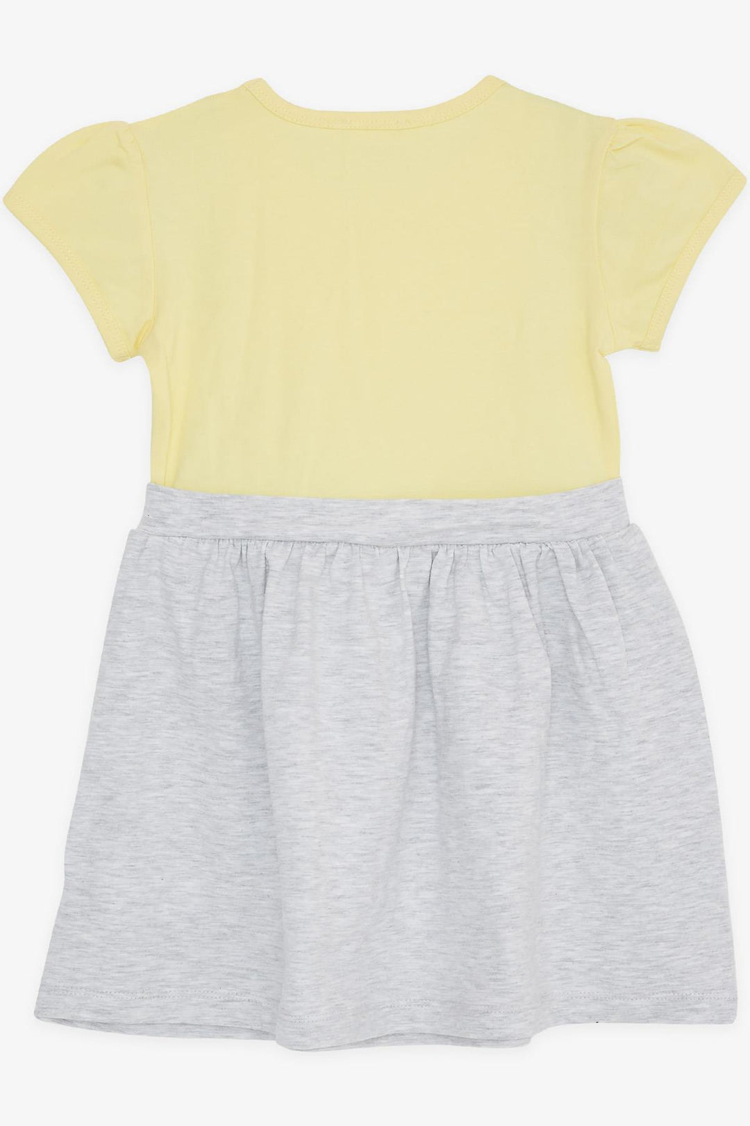 BRE Breeze Girl's Dress with Bear Accessory and Bow, 2-6 Years, Yellow - Marlborough