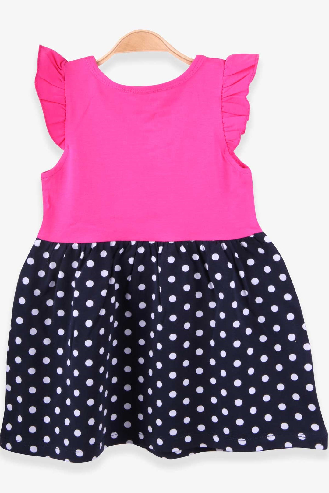BRE Breeze Girl's Dress with Strawberry Embroidery, 2-6 Years, Pink - Elmhurst
