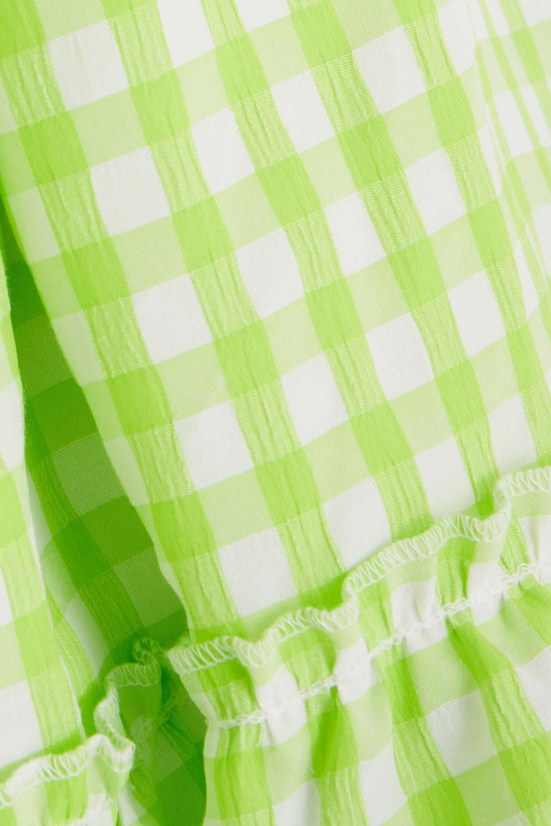 BRE Breeze Girl's Dress Square Neck Zippered Frilly 2-6 Years, Pistachio Green - Holland