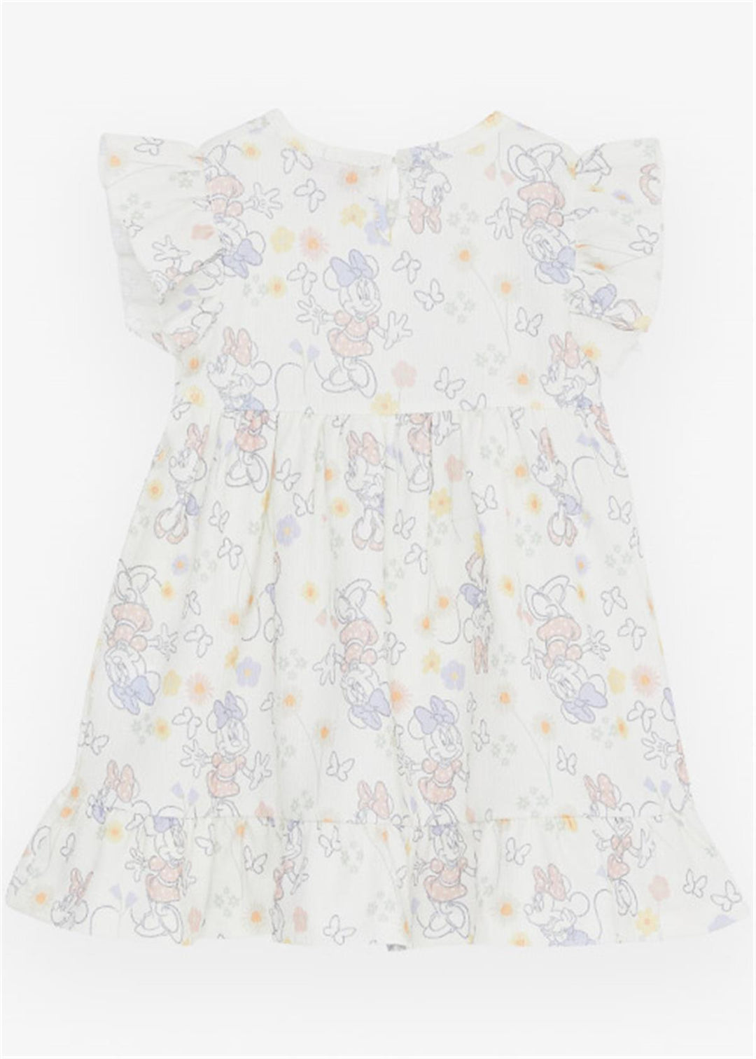 BRE Breeze Girl Dress Minnie Mouse Patterned with Bow 3-8 Years, Beige - San Leandro