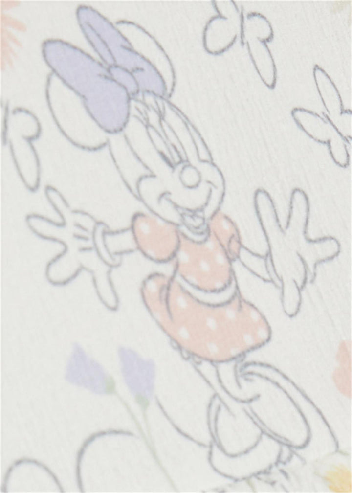 BRE Breeze Girl Dress Minnie Mouse Patterned with Bow 3-8 Years, Beige - San Leandro