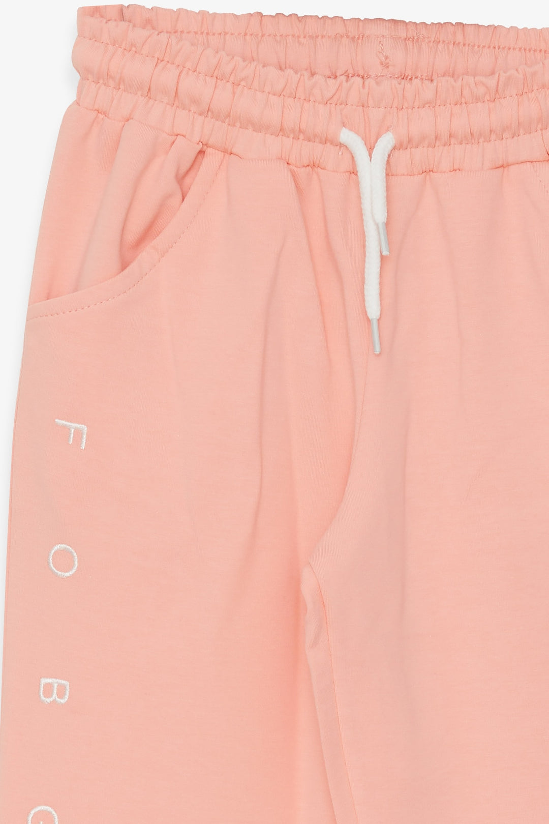 BRE Breeze Girl's Sweatpants Printed 84 Years, Salmon - Wuppertal