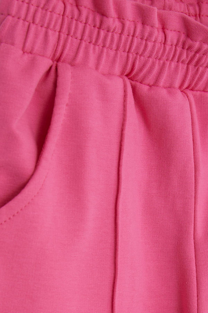BRE Breeze Girl's Sweatpants with Elastic Waistband and Pockets, 1-4 Years, Fuchsia - Paredes