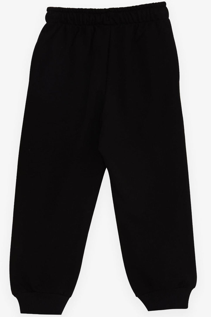 BRE Breeze Girl's Sweatpants with Pockets and Drawstring, 2-6 Years, Black - Snizhne