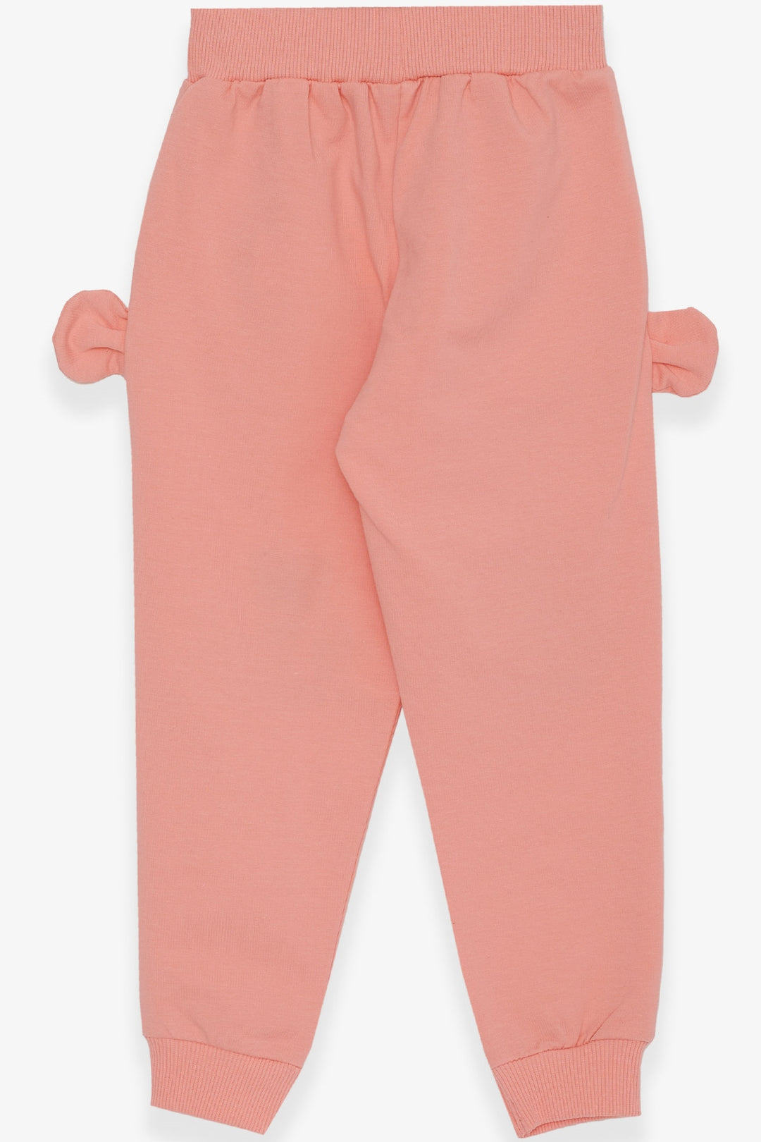 BRE Breeze Girl's Sweatpants with Bunny Embroidery, 1-4 Years, Salmon - Dunedin