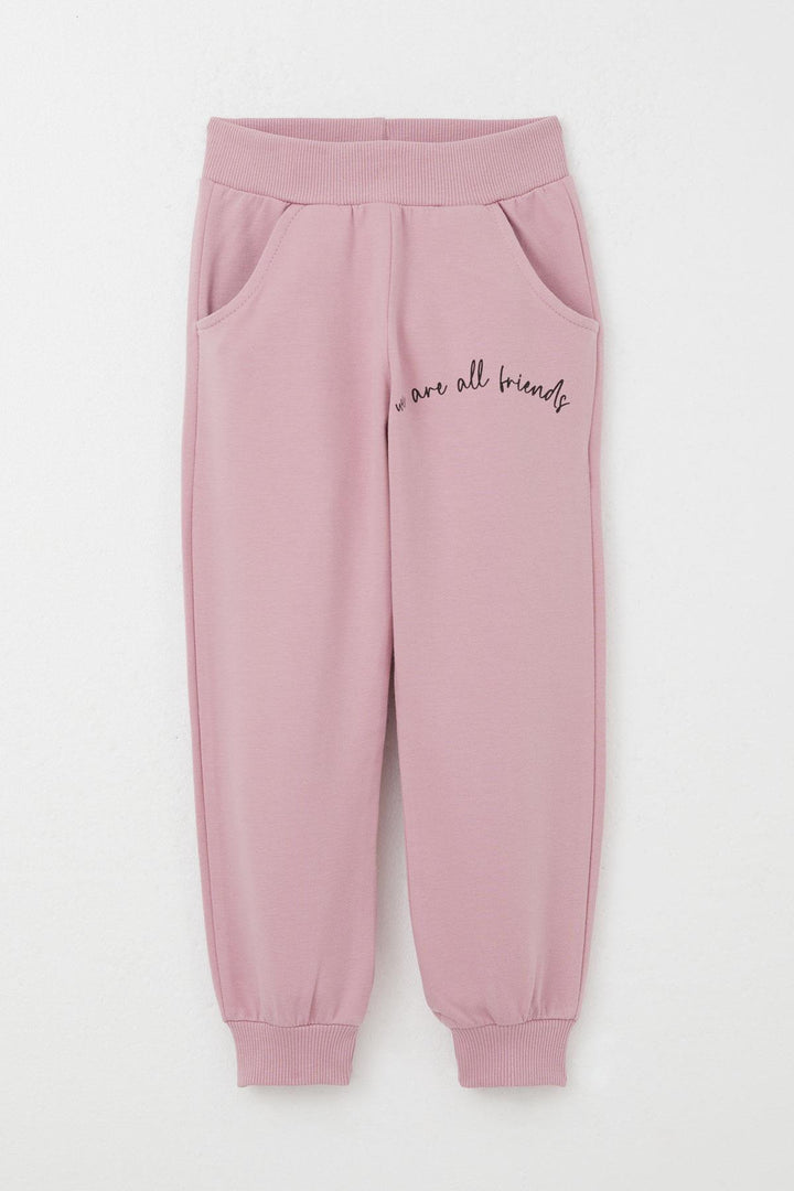 BRE Breeze Girl Child Tracksuit Friendship Themed Cute Bear Printed 1-4 Years, Pink - Waltham