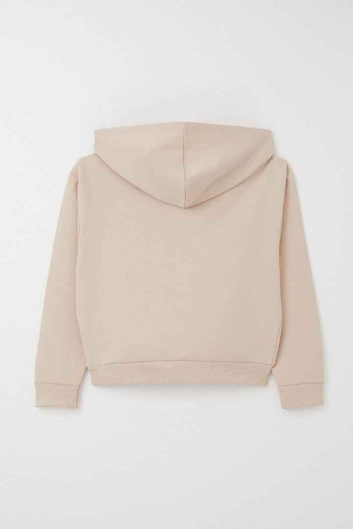 BRE Breeze Girl's Tracksuit with Hoodie, Fisherman Collar, 84 Years, Beige - Cottage Grove