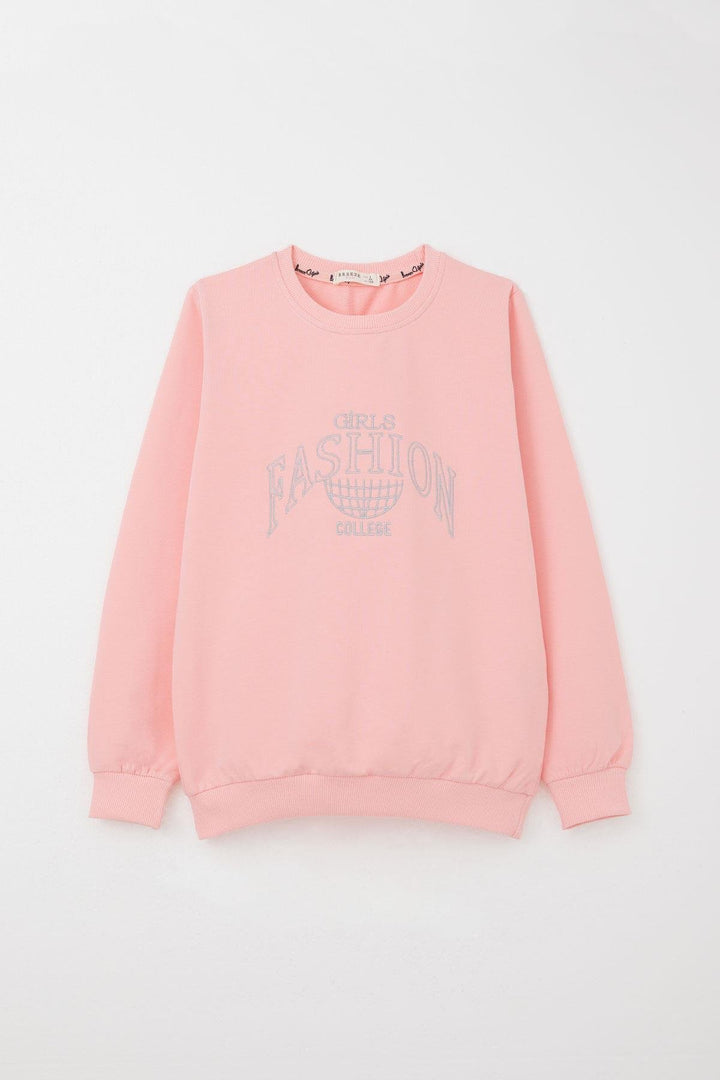 BRE Breeze Girl Child Tracksuit Fashion Themed Writing Embroidered 82 Years, Pink - Nuremberg