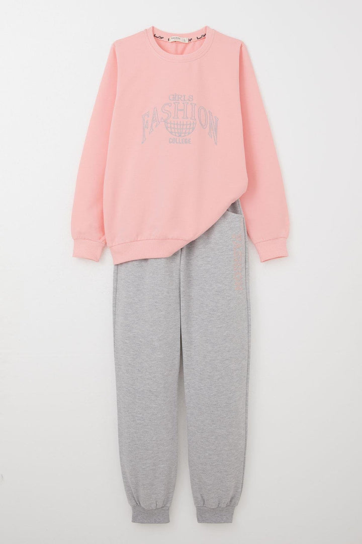 BRE Breeze Girl Child Tracksuit Fashion Themed Writing Embroidered 82 Years, Pink - Nuremberg