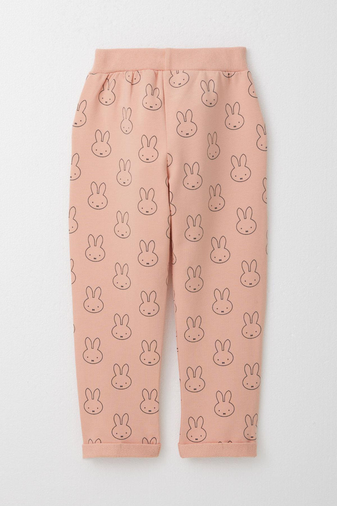 BRE Breeze Girl Child Tracksuit Cute Bunny Patterned 1-4 Years, Salmon - Tarrasa