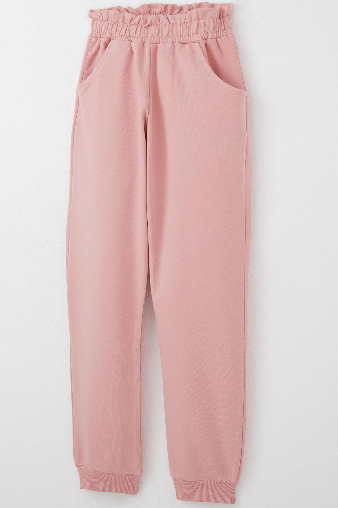 BRE Breeze Girl Child Tracksuit Set with Stone Embroidered Heart 4-9 Years, Rose Pink - Temple City