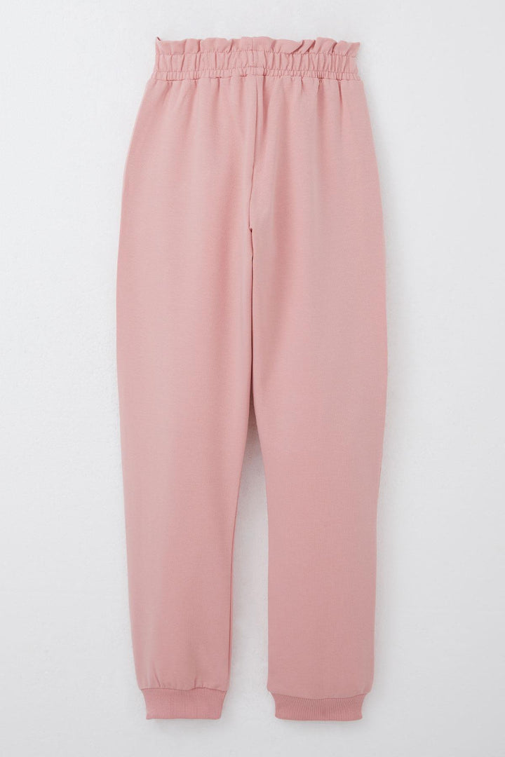 BRE Breeze Girl Child Tracksuit Set with Stone Embroidered Heart 4-9 Years, Rose Pink - Temple City