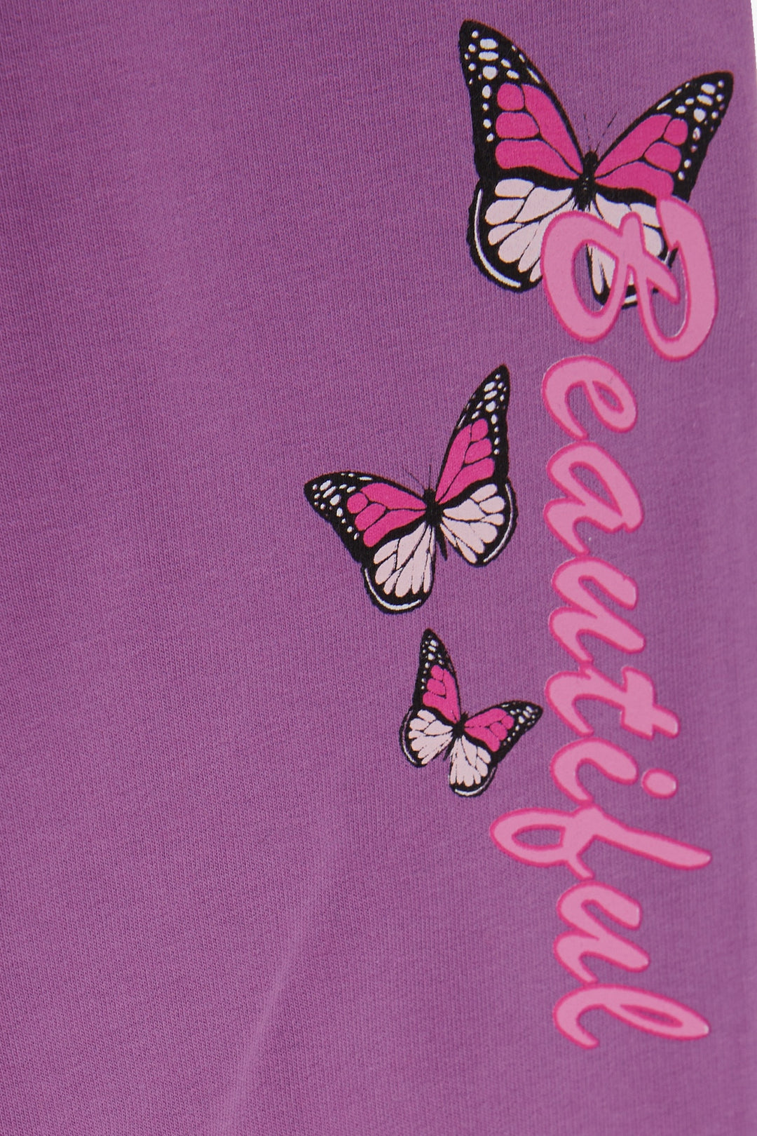 BRE Breeze Girl's Tracksuit with Teddy Bear Print 1.5-5 Years, Lilac - Buffalo Grove