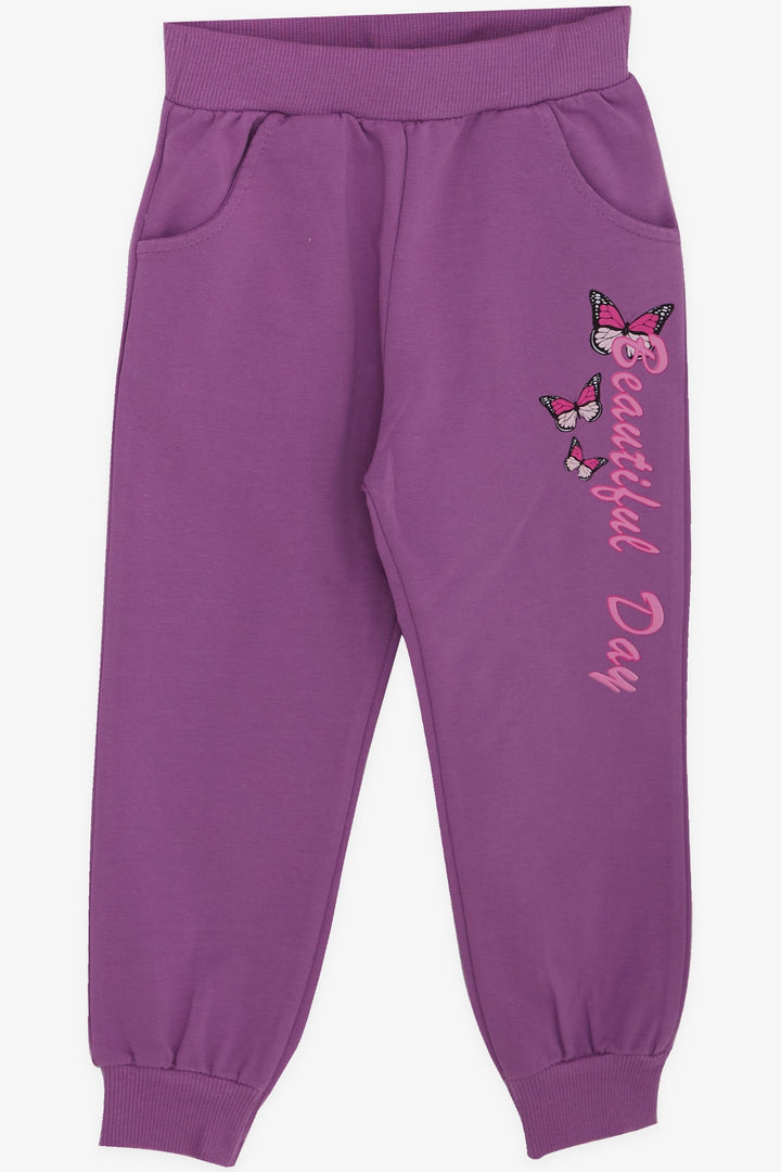 BRE Breeze Girl's Tracksuit with Teddy Bear Print 1.5-5 Years, Lilac - Buffalo Grove