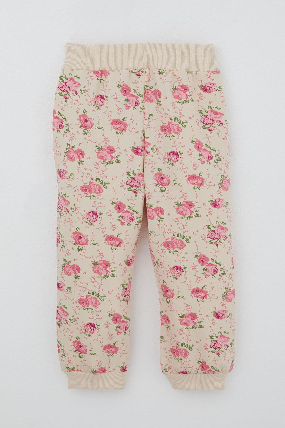 BRE Breeze Girl Child Tracksuit Flower Patterned Hooded 1.5-5 Years, Cream - Suhl