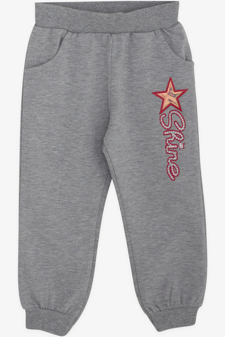 BRE Breeze Girl Child Tracksuit Set Sequined Star 2-6 Years, Pomegranate - Vergína