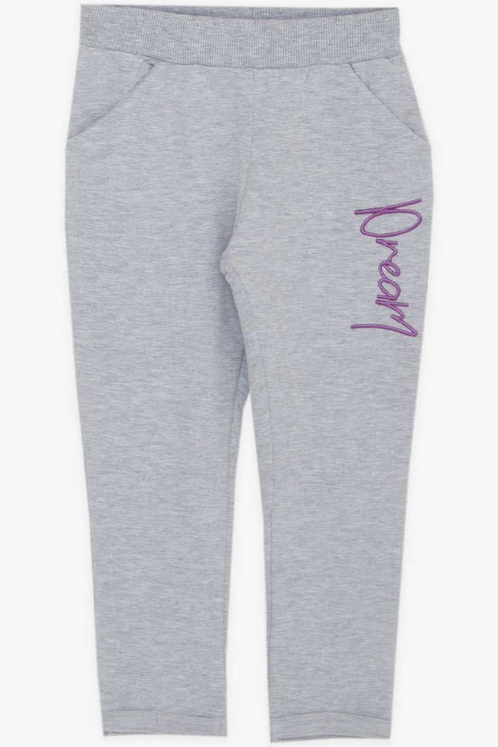 BRE Breeze Girl Child Tracksuit Set Sequined Embroidered Printed 3-6 Years, Purple - Guasavito