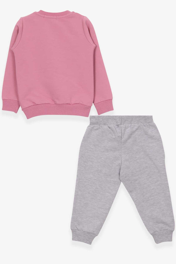 BRE Breeze Girl Child Tracksuit with Rabbit Embroidery 1-4 Years, Rose Pink - Padova