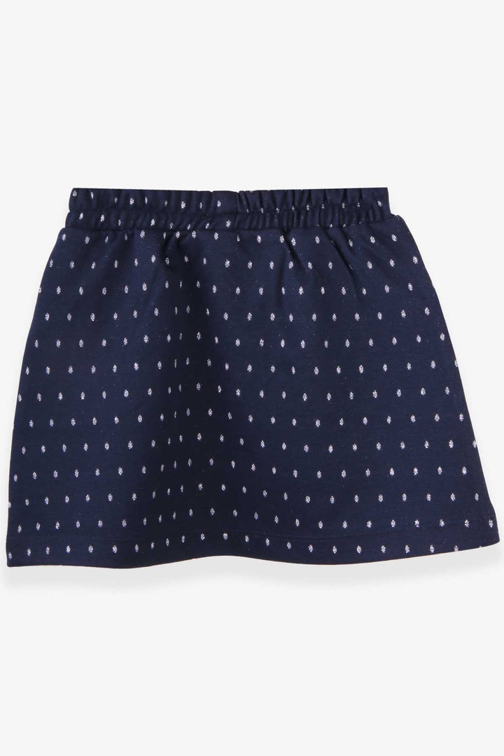 BRE Breeze Girl's Skirt with Sequined Bow 1.5-5 Years, Navy Blue - Kovel