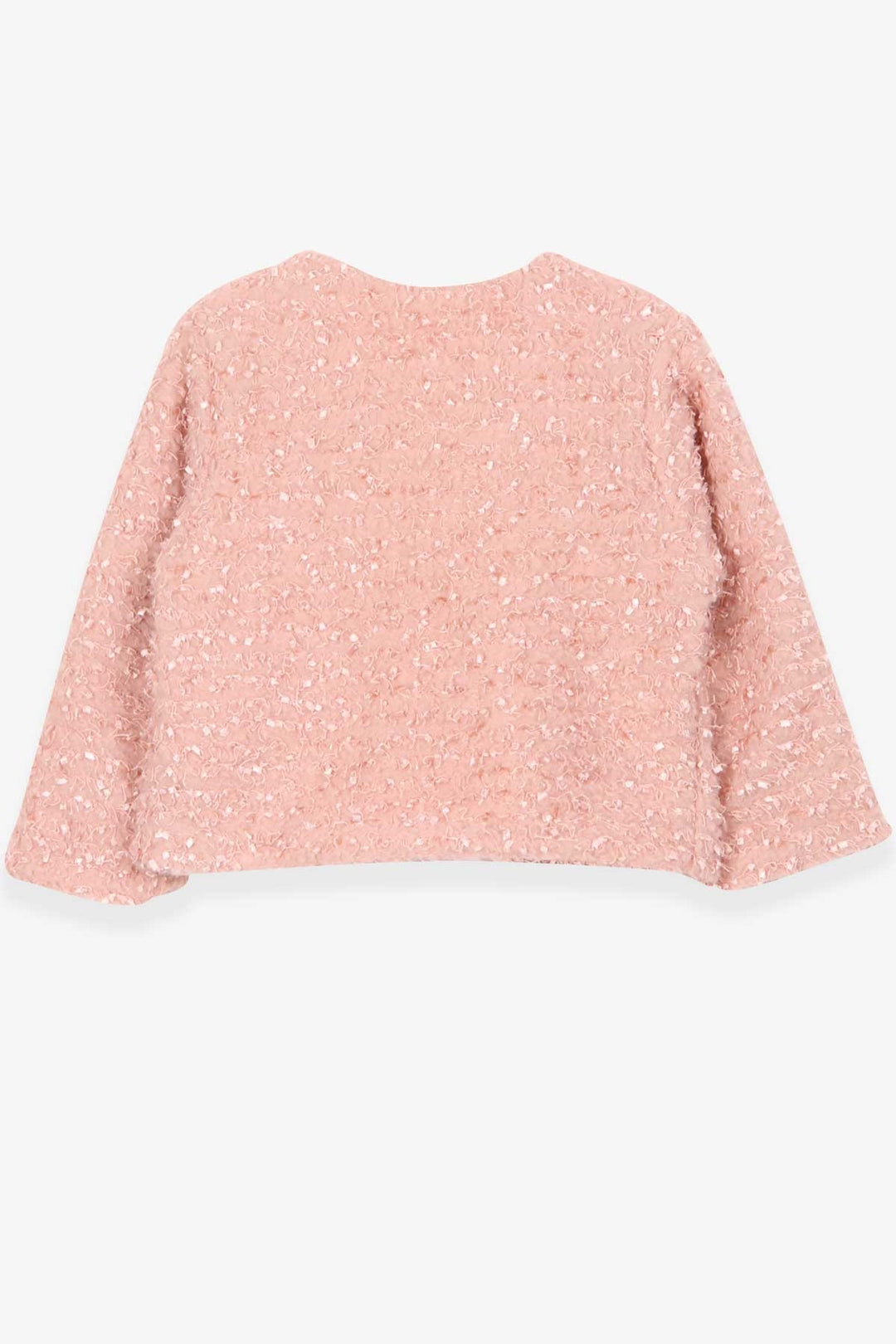 BRE Breeze Girl's Plush Cardigan 1.5-5 Years, Salmon - Viersen