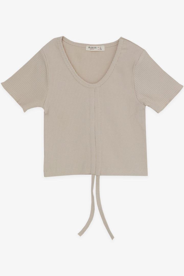 BRE Breeze Girl Child Spanish Pants Leggings Crop Set 50 Years, Beige - Clamart