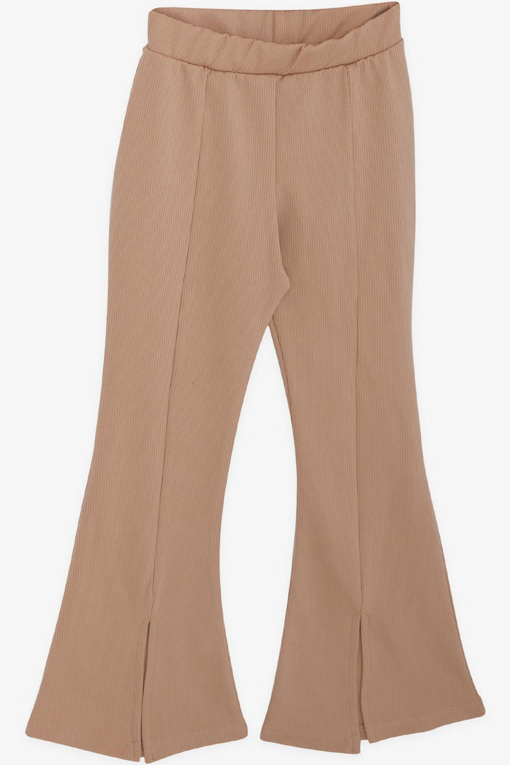 BRE Breeze Girl Child Spanish Pants Leggings Set with Embroidery and Lurex, 62 Years, Beige. - Salamanca