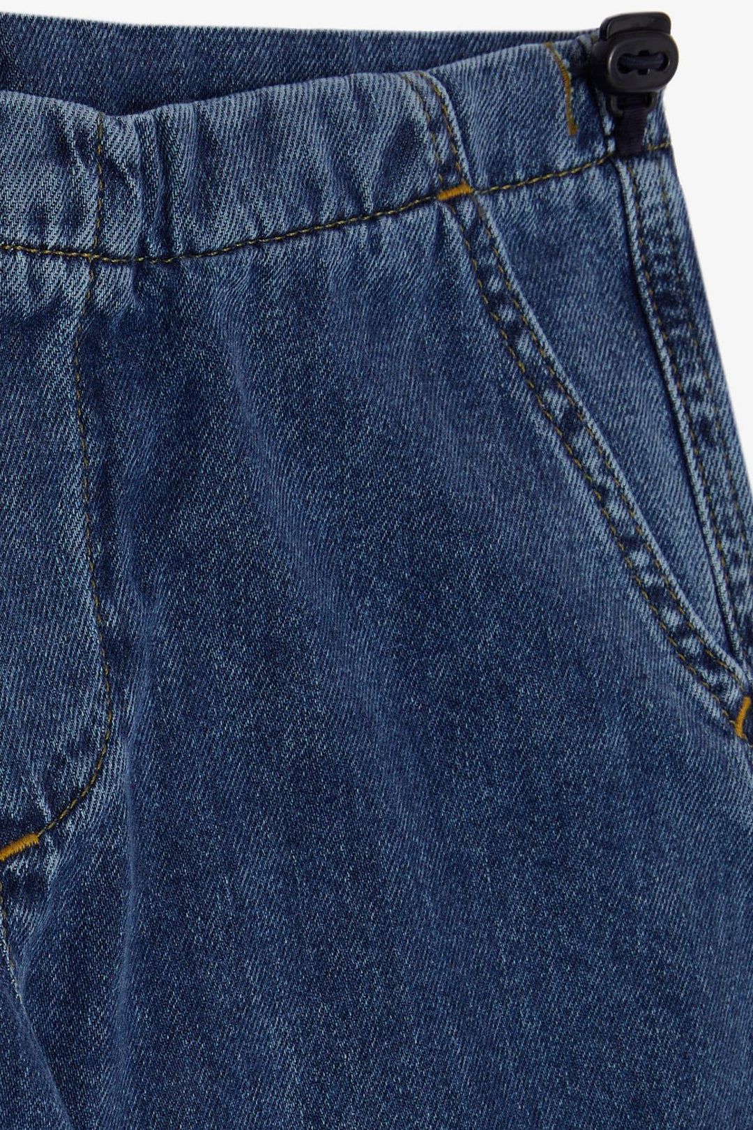 BRE Breeze Girl's Jeans Cargo Pants with Elastic Waistband and Cuffs 94 Years, Blue - Tustin