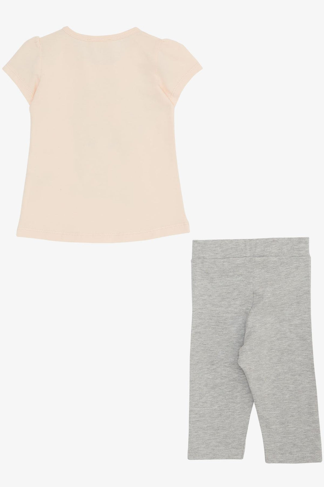 BRE Breeze Girl Child Capri Leggings Set Beautiful Girl Printed 1.5-5 Years, Powder - Ponce