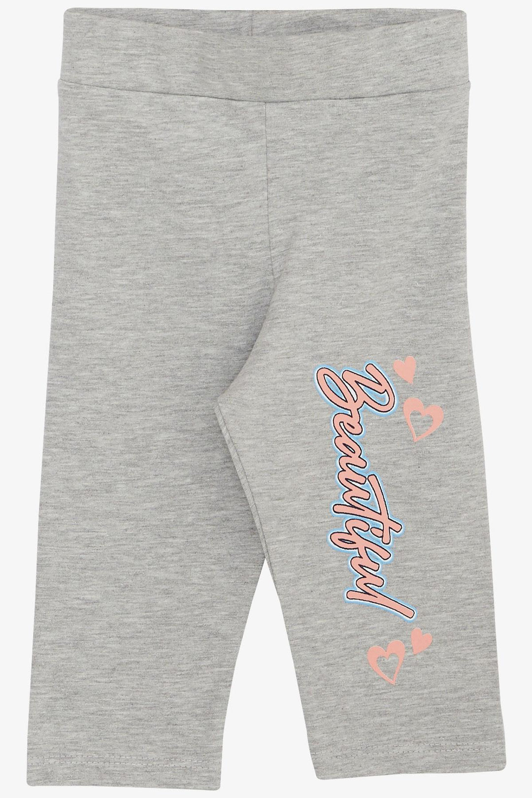 BRE Breeze Girl Child Capri Leggings Set Beautiful Girl Printed 1.5-5 Years, Powder - Ponce