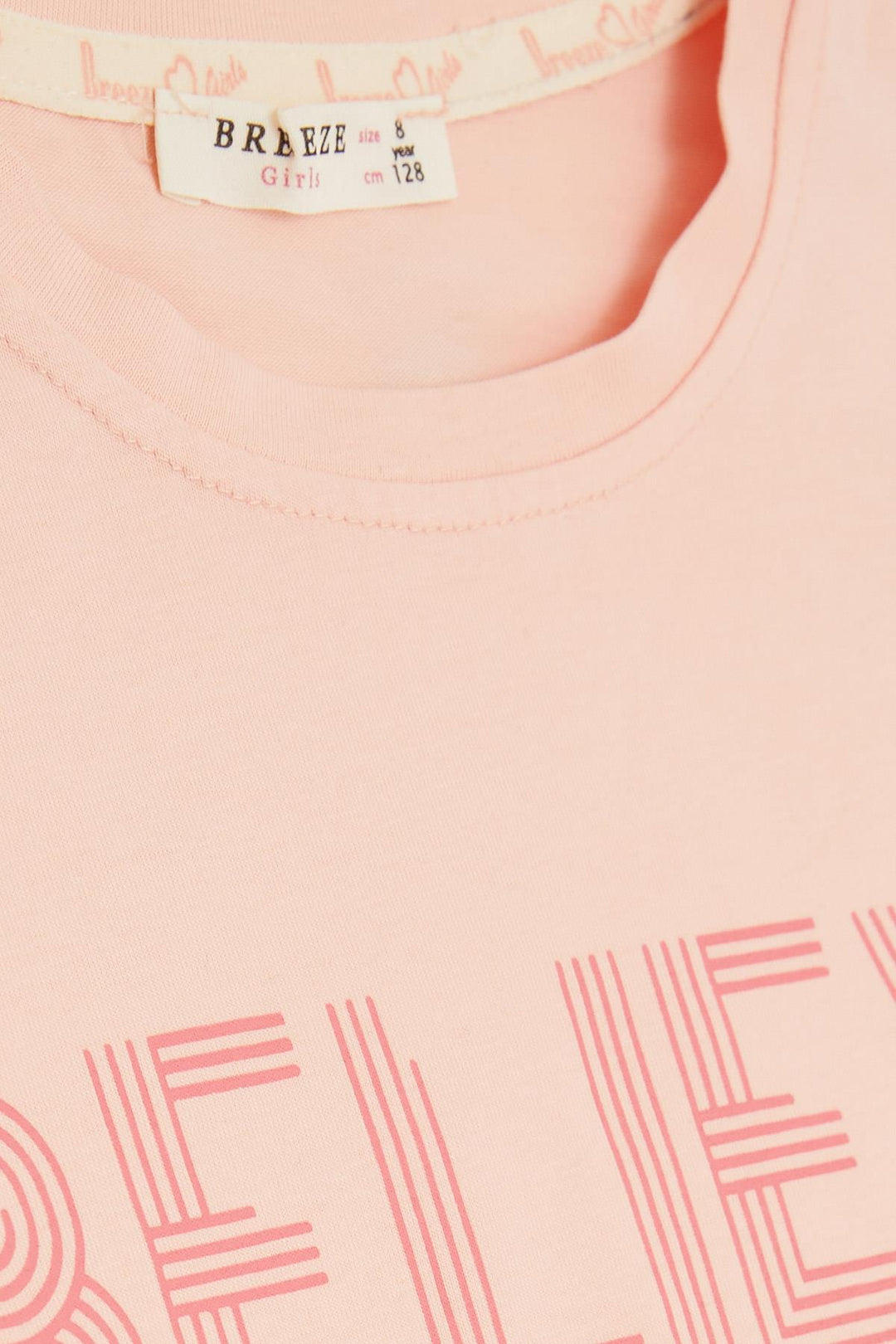 BRE Breeze Girl Child Capri Leggings Crop Set Printed Summer 82 Years, Salmon - Levallois-Perret