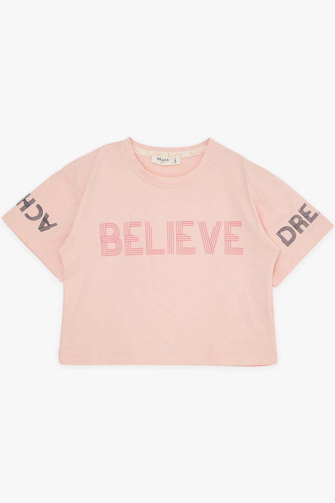 BRE Breeze Girl Child Capri Leggings Crop Set Printed Summer 82 Years, Salmon - Levallois-Perret
