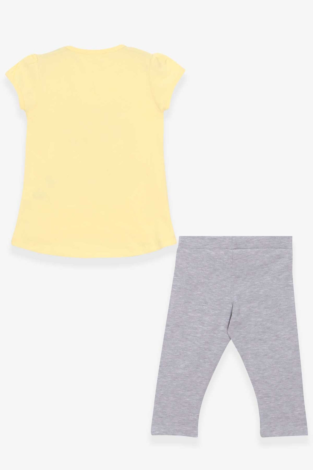 BRE Breeze Girl Capri Leggings Set with Bandana Printed Girl 3-8 Years, Yellow - Maple Grove