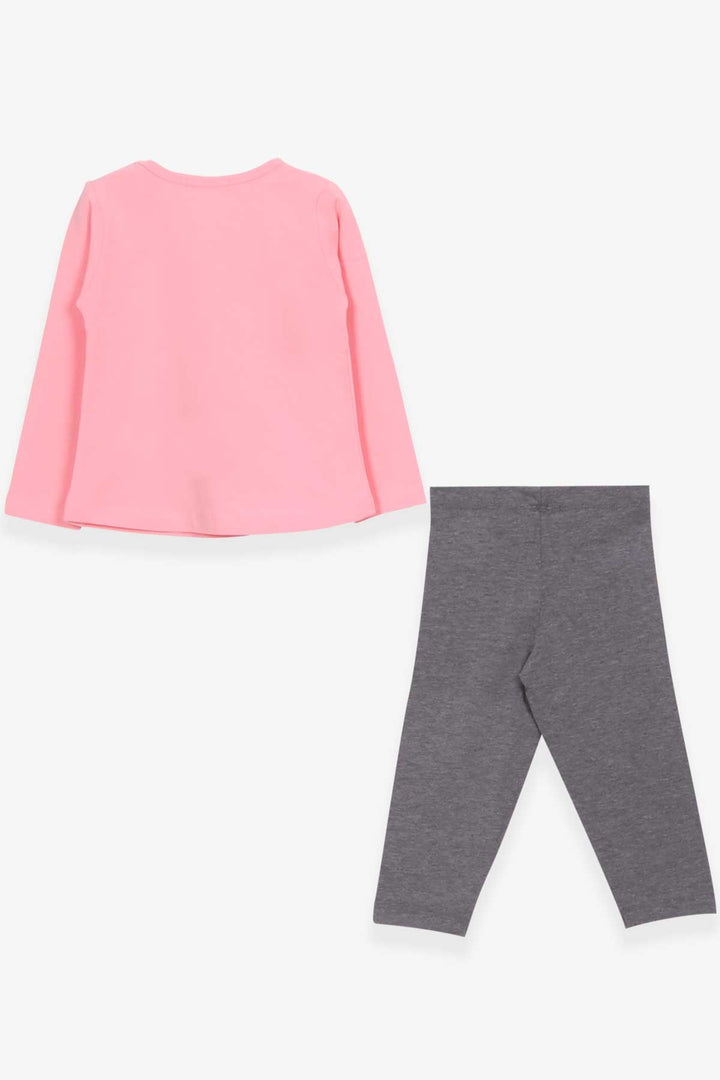 BRE Breeze Girl Capri Leggings Set for Girls Printed 1.5-5 Years, Powder - Worcester