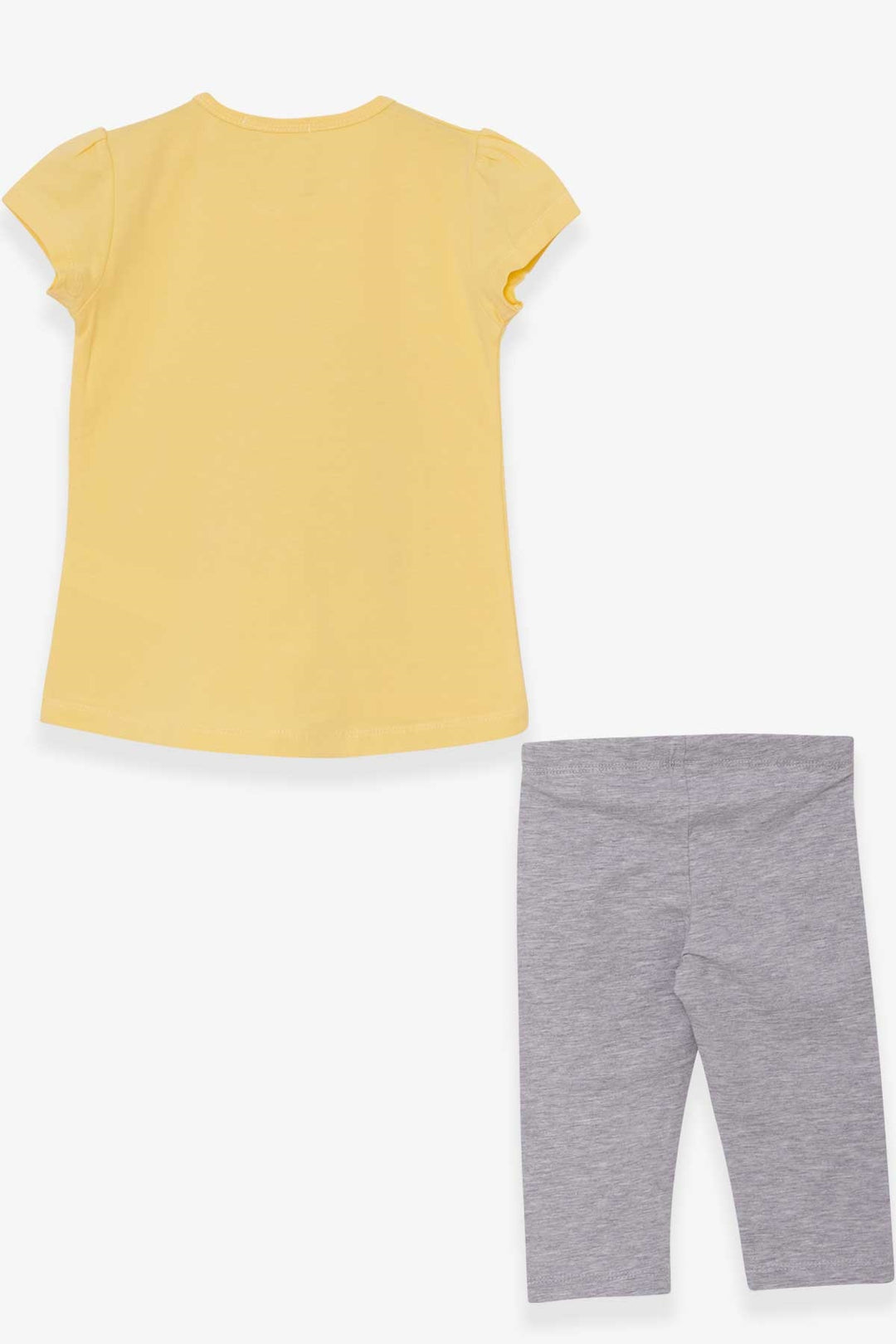 BRE Breeze Girl Capri Leggings Set with Princess Print, 1-4 Years, Yellow - Soteapan