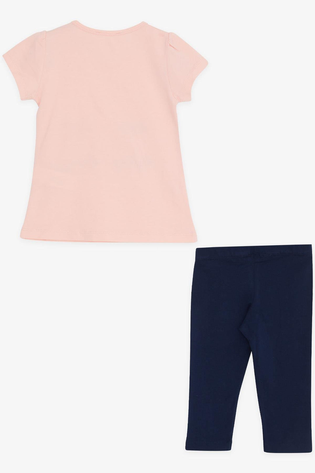 BRE BREEZE Girl Child Capri Leggings Set Dream Themed 1-4 Years, Salmon - Monreale