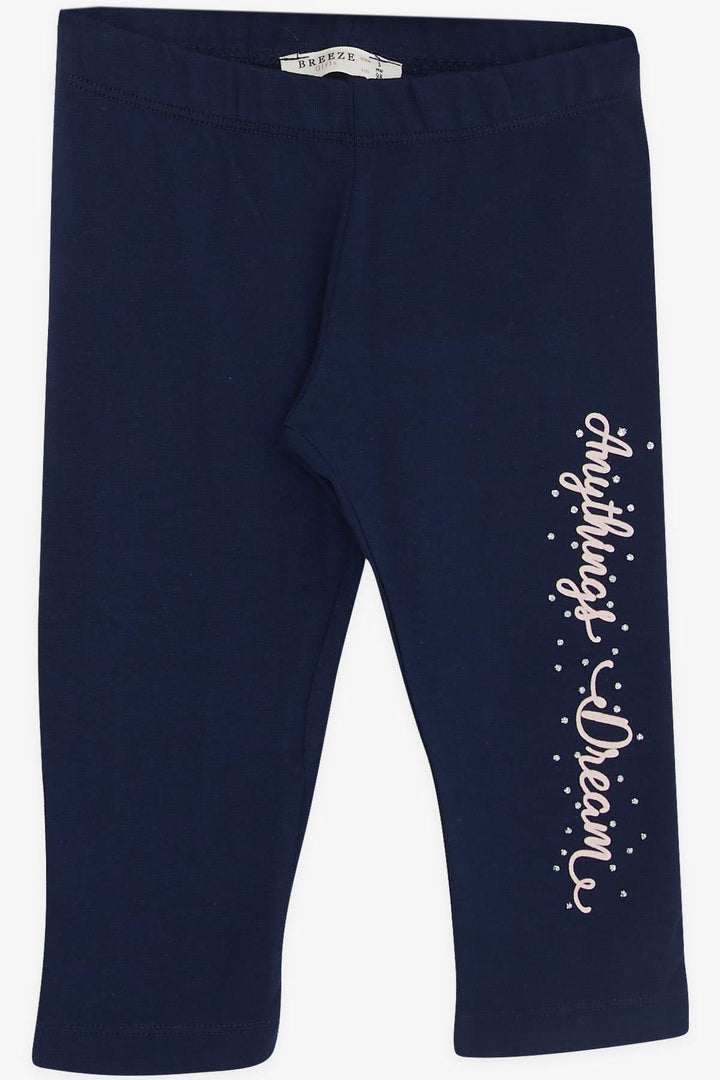 BRE BREEZE Girl Child Capri Leggings Set Dream Themed 1-4 Years, Salmon - Monreale