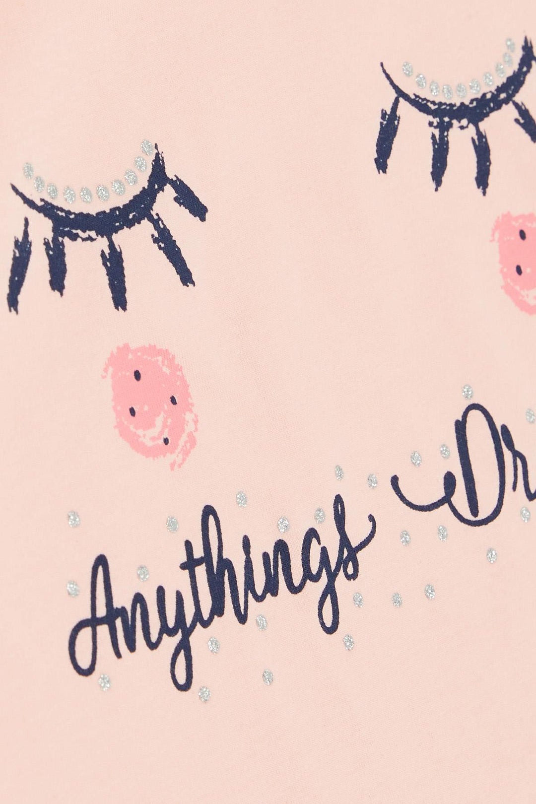 BRE BREEZE Girl Child Capri Leggings Set Dream Themed 1-4 Years, Salmon - Monreale