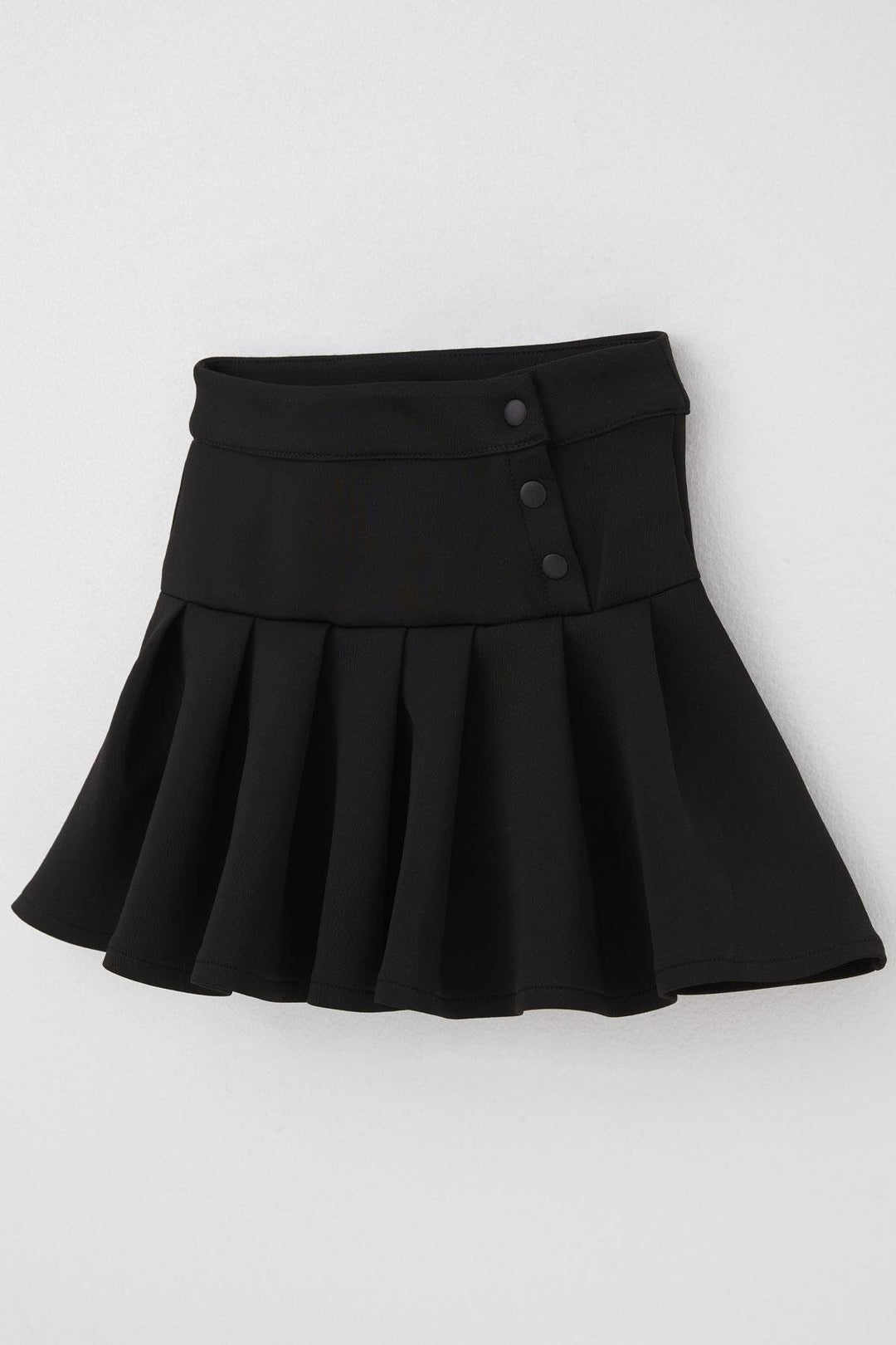 BRE Breeze Girl Child Mini Skirt with Pleated Ruffle Detail, 72 Years, Black - San Remo