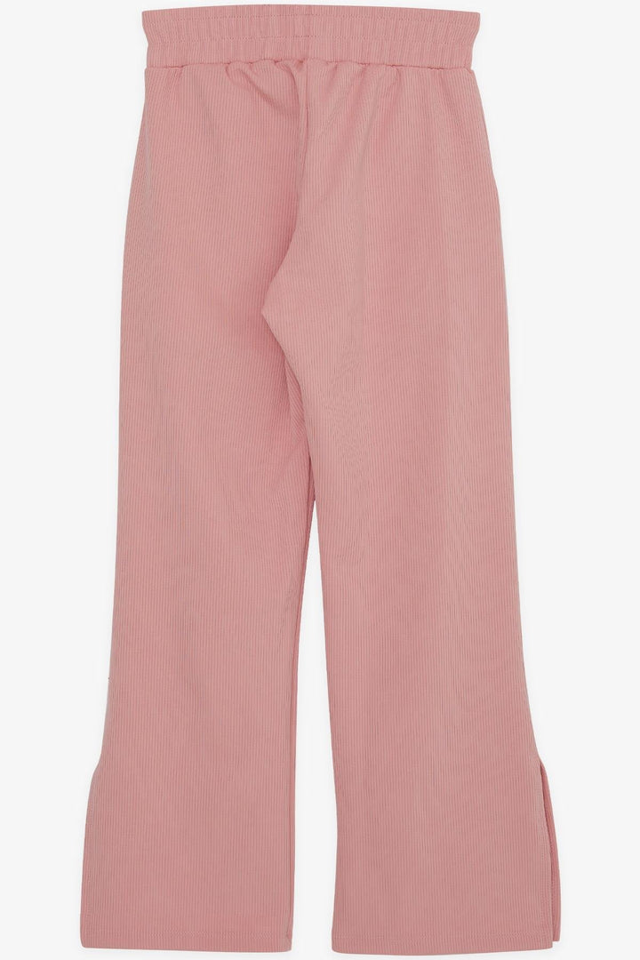 BRE Breeze Girl's Pants with Slits on the Hem, 84 Years, Salmon - Châtillon