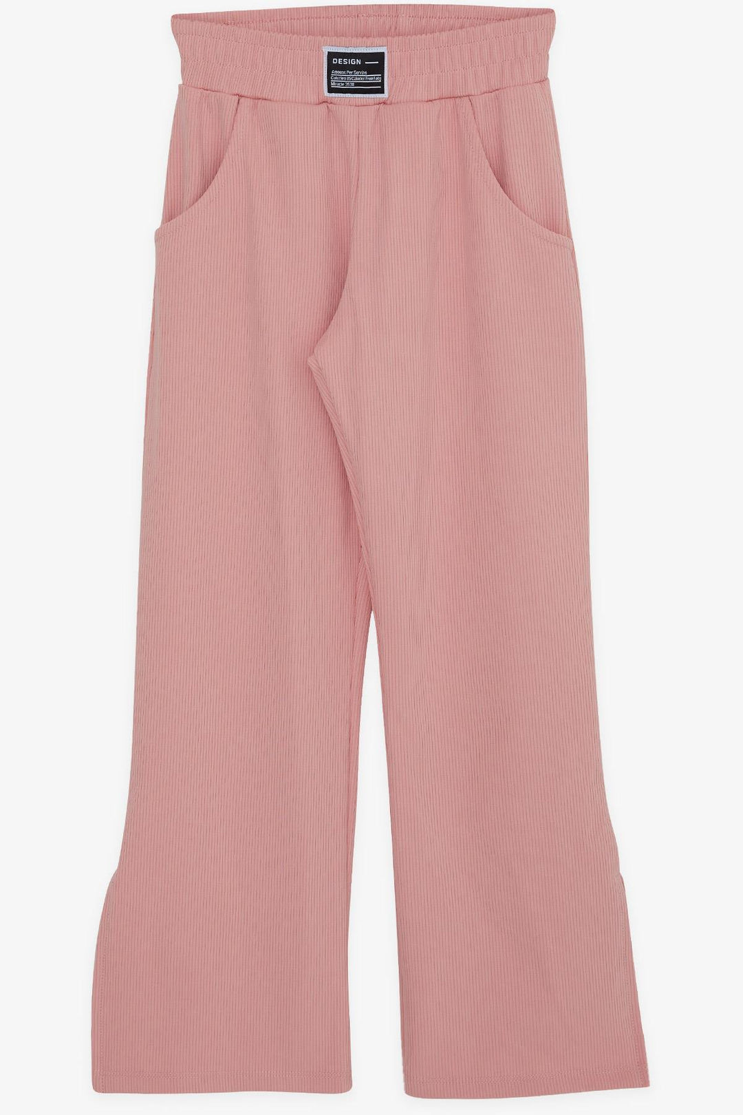 BRE Breeze Girl's Pants with Slits on the Hem, 84 Years, Salmon - Châtillon