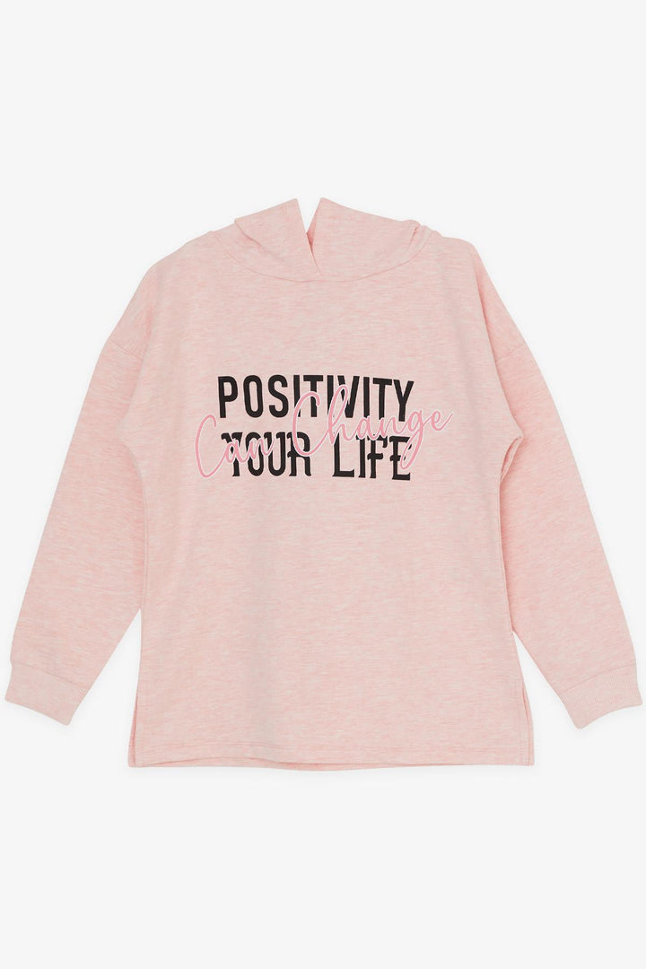 BRE Breeze Girl Child Set with Pants Printed with Summer Slit 104 Years, Salmon Melange - Carmichael