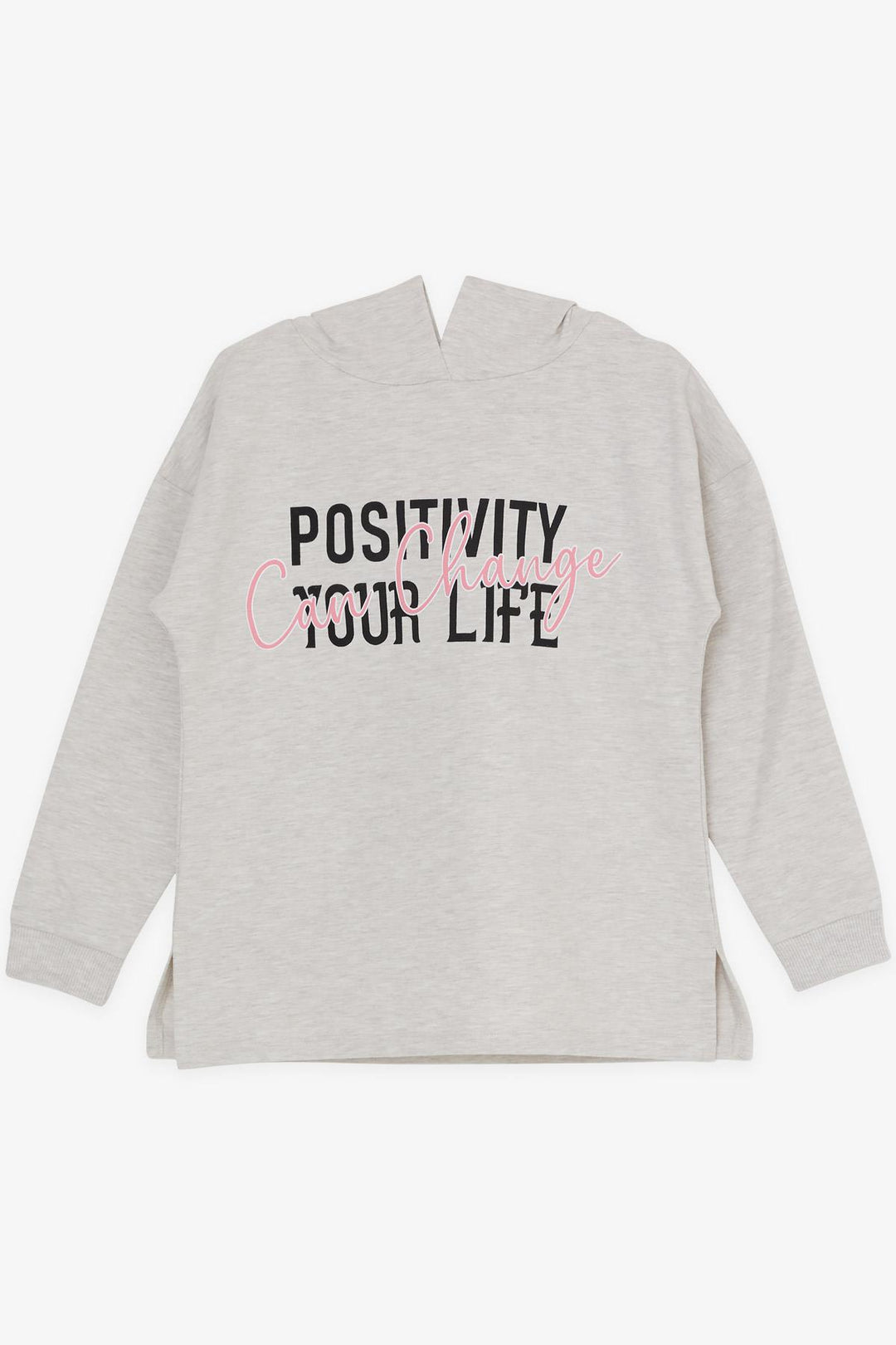 BRE Breeze Girl's Pantsuit with Printed Summer Slit 104 Years, Beige Melange - Homyel’