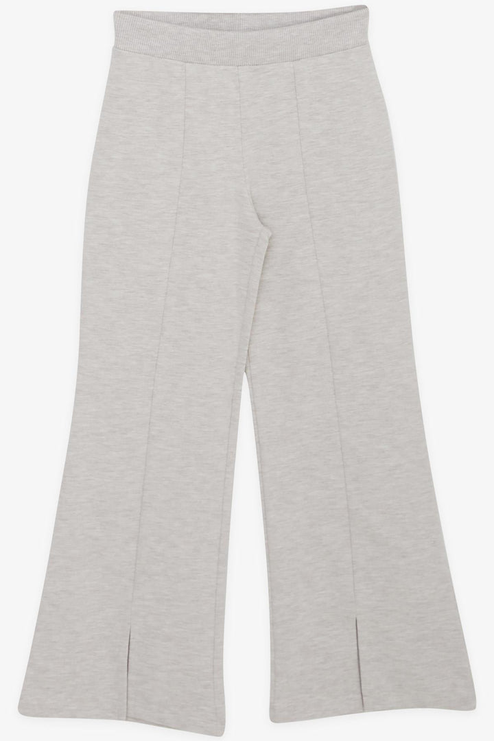 BRE Breeze Girl's Pantsuit with Printed Summer Slit 104 Years, Beige Melange - Homyel’