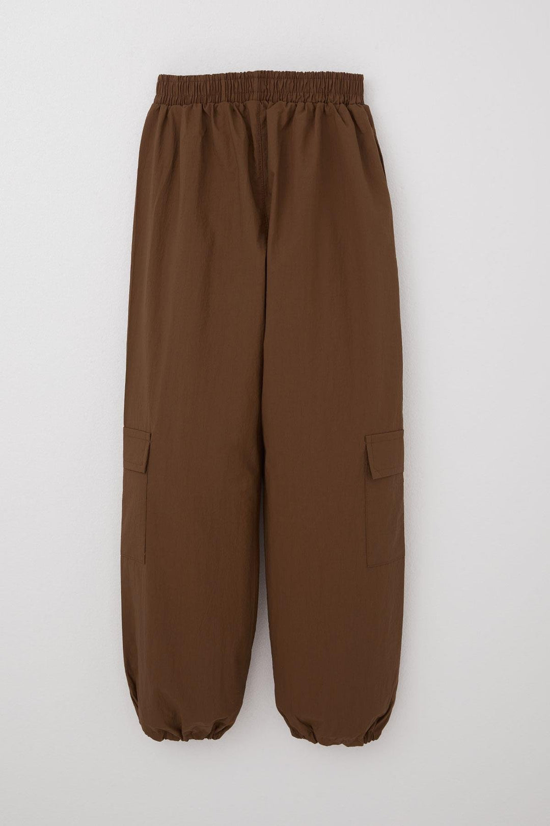 BRE Breeze Girl Child Parachute Jogger Pants Cargo Pocket 72 Years, Dark Brown - Kerpen