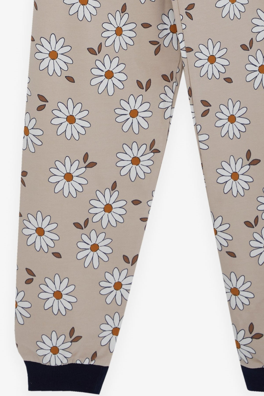 BRE Breeze Girl's Pyjama Set Daisy Patterned 93 Years, Stone - Corroios