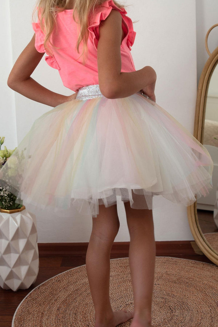 BRE Breeze Girl Child Colorful Tutu Skirt 40 Years, Mixed Color - El Pueblito