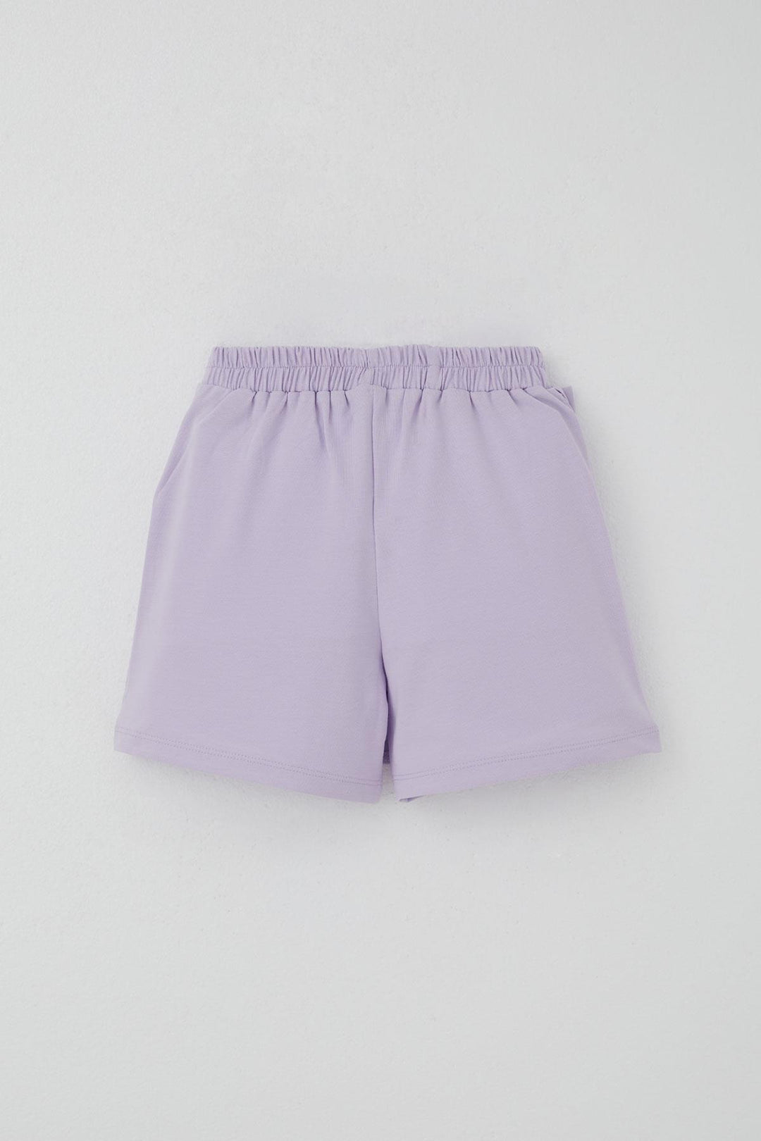 BRE Breeze Girl Child Shorts Skirt with Bow Accessory Frilly 60 Years, Light Lilac - Athens