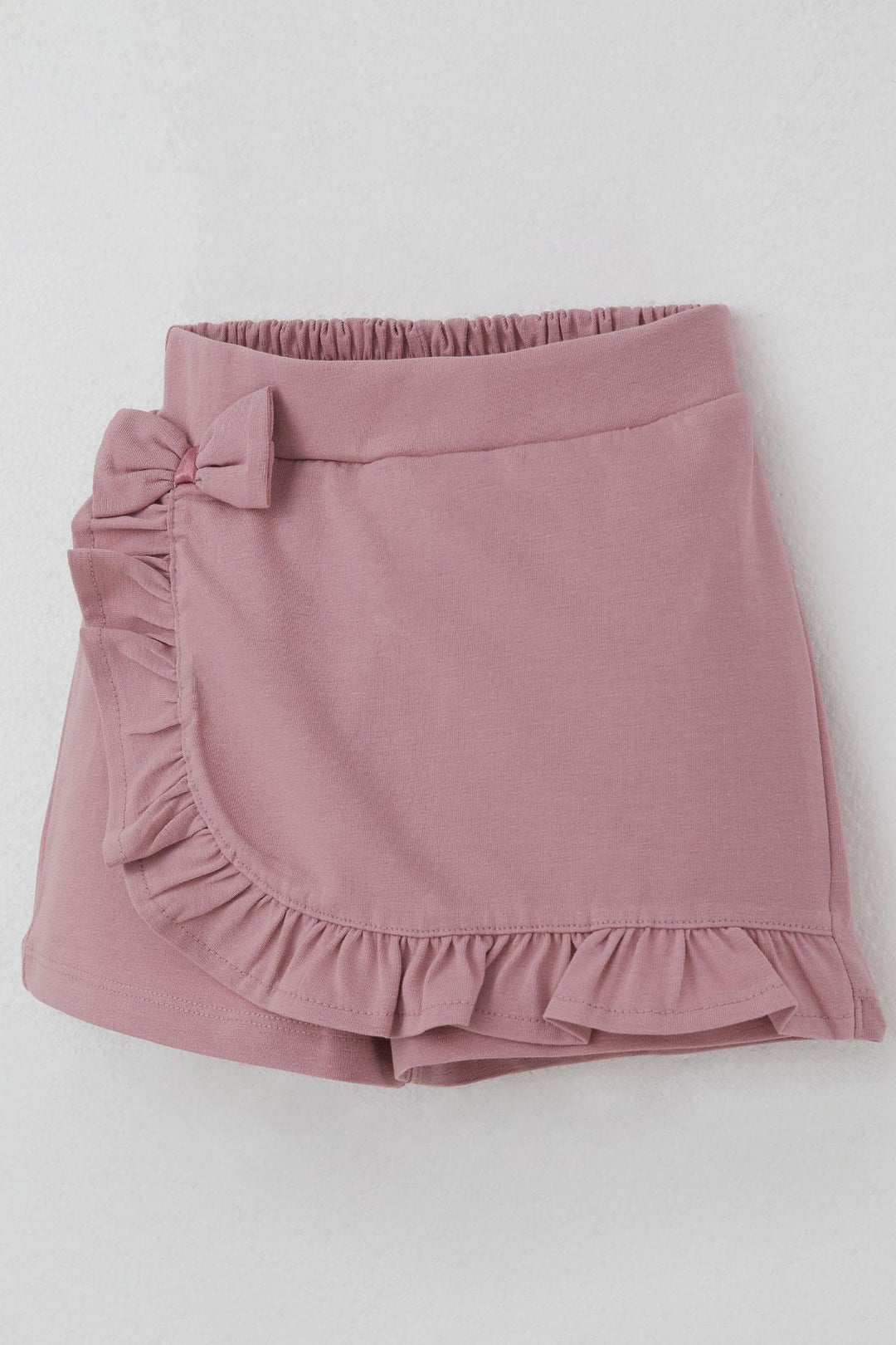 BRE Breeze Girl Child Shorts Skirt with Bow Accessory Frilly 3-8 Years, Rose Pink - Buena Vista Tomatlán