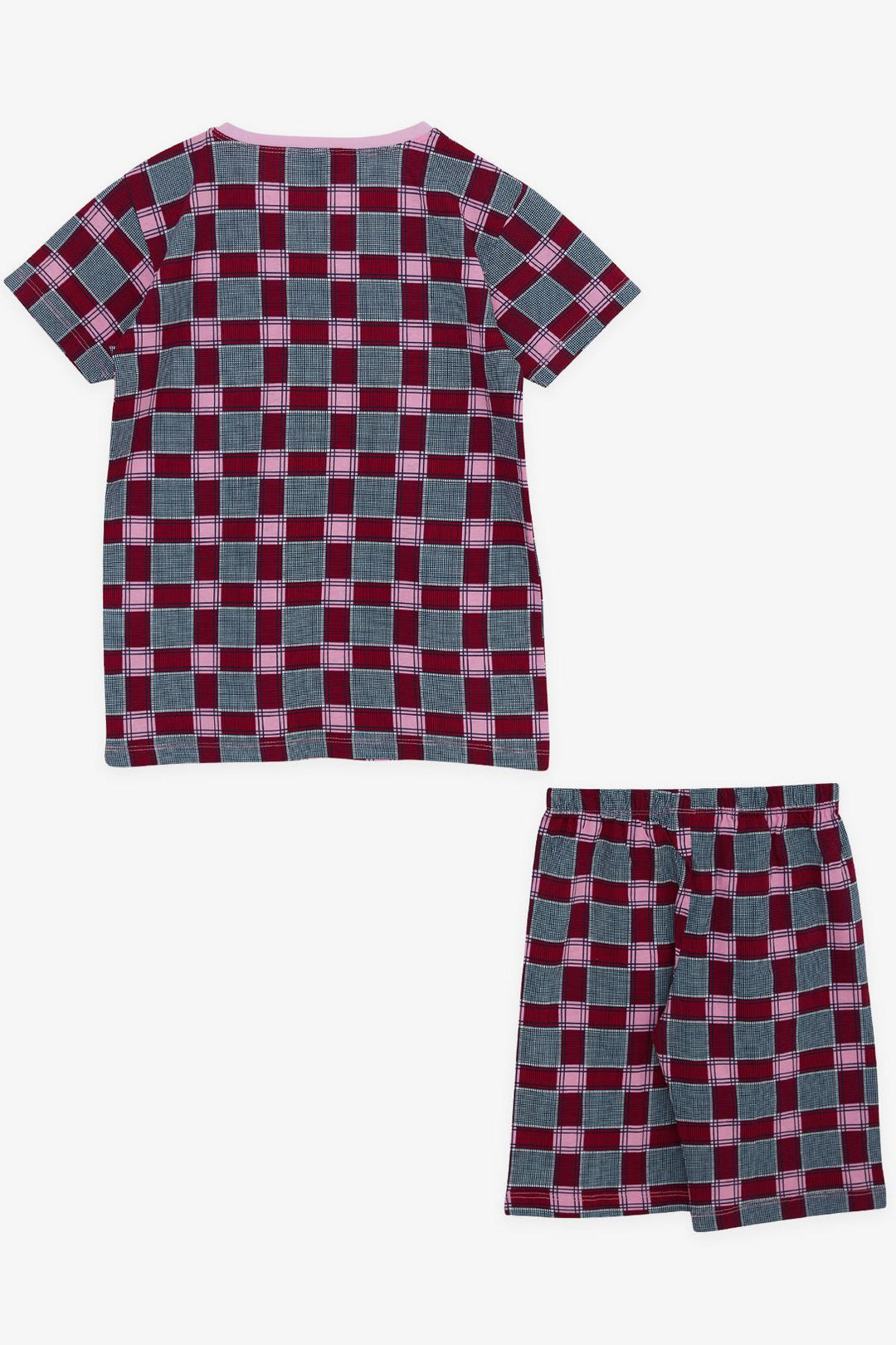 BRE Breeze Girl's Shorts Pajama Set Plaid Patterned 104 Years, Mixed Color - Chenalhó