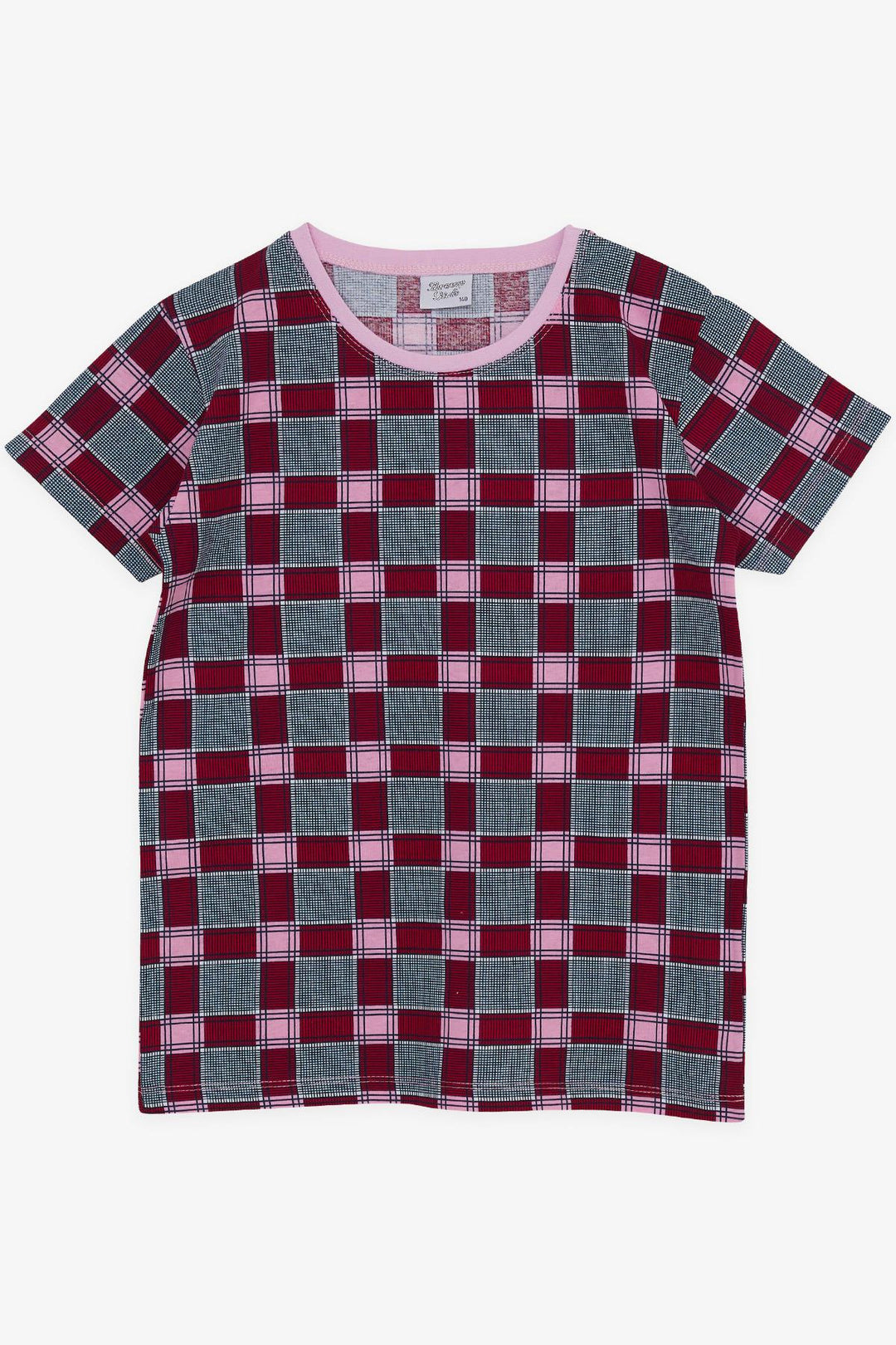 BRE Breeze Girl's Shorts Pajama Set Plaid Patterned 104 Years, Mixed Color - Chenalhó